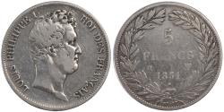World Coins - Coin, France, Louis-Philippe, 5 Francs, 1831, La Rochelle, , Silver