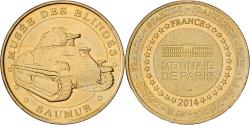 World Coins - France, Tourist token, Saumur - Musée des blindés n°1, 2014, MDP
