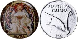 World Coins - Italy, 10 Lire, 1979, Mucha, Aluminum,