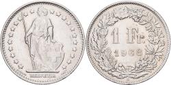 World Coins - Switzerland, 1 Franc, Helvetia, 1968, Berne, Cupronickel, , KM:24
