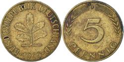 World Coins - Coin, Germany, 5 Pfennig, 1966