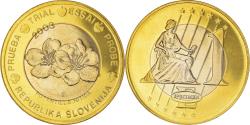 World Coins - Slovenia, Euro, 2003, unofficial private coin, , Copper Plated Steel