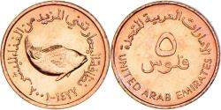 World Coins - Coin, United Arab Emirates, 5 Fils, 1996, British Royal Mint, , Bronze