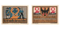 World Coins - Banknote, Germany, Goslar Stadt, 2 Mark, personnage, 1922, 1922-07-02