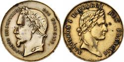 World Coins - France, Medal, Napoleon I and Napoleon III, Bronze,