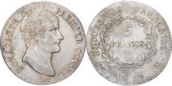 World Coins - France, Napoléon Bonaparte, 5 Francs, An 12, Toulouse, Silver,