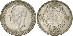 World Coins - Sweden, Gustaf V, Krona, 1948, Silver, , KM:814