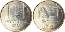 World Coins - Portugal, 1-1/2 Euro, 2008, Lisbon, , Copper-nickel, KM:828a