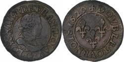 World Coins - France, Louis XIII, Double Tournois, 1620, Poitiers, Copper, , CGKL:412