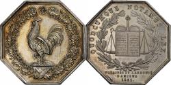 World Coins - France, Token, Notaires de l'Arrondissement d'Amiens, 1831, Silver,