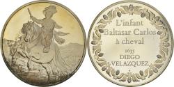 World Coins - France, Medal, French Fifth Republic, L'infant Baltasar Carlos à cheval -