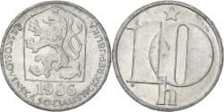 World Coins - Coin, Czechoslovakia, 10 Haleru, 1986, , Aluminum, KM:80
