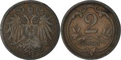 World Coins - Coin, Austria, Franz Joseph I, 2 Heller, 1903, , Bronze, KM:2801