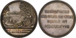 World Coins - France, Token, Dispensaire général de Lyon, 1818, Silver, Penin,