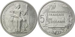 World Coins - Coin, FRENCH OCEANIA, 5 Francs, 1952, Paris, , Aluminum, KM:E10