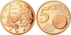 World Coins - France, 5 Euro Cent, 2007, BE, , Copper Plated Steel, KM:1284
