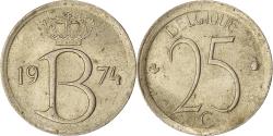 World Coins - Coin, Belgium, 25 Centimes, 1974, Brussels, , Copper-nickel, KM:153.1