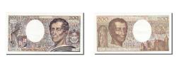 World Coins - Banknote, France, 200 Francs, 200 F 1981-1994 ''Montesquieu'', 1990, UNC(60-62)