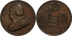World Coins - France, Medal, Louis XVIII, Mort de Louis XVI, 1816, Copper,