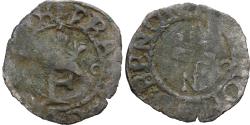 World Coins - France, François Ier, liard à l'F et à la croisette, 1515-1547, Montpellier