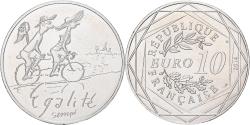 World Coins - France, 10 Euro, 2014, Sempé Égalité Été, , Silver