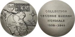 World Coins - France, Medal, Cherbourg Port de la Libération, , Silvered bronze