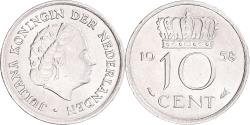 World Coins - Coin, Netherlands, Juliana, 10 Cents, 1958, , Nickel, KM:182