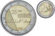 World Coins - Slovenia, 2 Euro, 2016, , Bi-Metallic