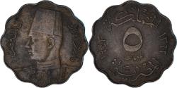 World Coins - Egypt, 5 Milliemes, 1943