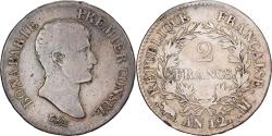 World Coins - France, Napoleon I, 2 Francs, An 12, Toulouse, Silver, , Gadoury:495