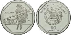 World Coins - Coin, Guatemala, 50 Quetzales, 1995, Tower, , Aluminum, KM:3d.2