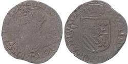 World Coins - Coin, Spanish Netherlands, Philip II, Liard, 1591, Maastricht, , Copper