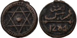World Coins - Morocco, Sidi Mohammed IV, 4 Falus, 1867 (AH 1284), Bronze,