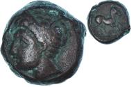 Ancient Coins - Coin, Zeugitana, Æ Unit, ca. 400-350 BC, Carthage, , Bronze