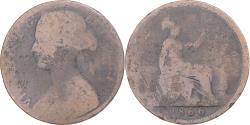 World Coins - Coin, Great Britain, Victoria, Penny, 1866, London, , Copper
