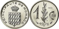 World Coins - Coin, Monaco, Centime, 1976, ESSAI, , Stainless Steel, KM:E68