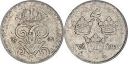 World Coins - Coin, Sweden, Gustaf V, 2 Öre, 1942, , Iron, KM:811