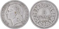 World Coins - Coin, France, Lavrillier, 5 Francs, 1952, Paris, , Aluminum, KM:888b.1