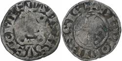 World Coins - County of Auvergne, Alphonse of Poitiers, Denier, 1241-1271, Riom