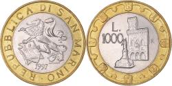 World Coins - Coin, San Marino, 1000 Lire, 1997, Rome, , Bi-Metallic, KM:368