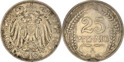 World Coins - Coin, GERMANY - EMPIRE, Wilhelm II, 25 Pfennig, 1910, Berlin, , Nickel