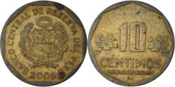 World Coins - Coin, Peru, 10 Centimos, 2009