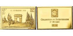 World Coins - France, Medal, Timbre, Bicentenaire, 20ème Anniversaire de l'Armistice