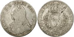 World Coins - Coin, France, Louis XV, Écu aux branches d'olivier,1728, Caen,,KM 486.5