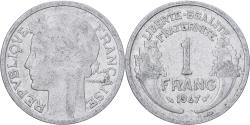 World Coins - France, Franc, Morlon, 1947, Paris, Aluminum, , KM:885a.1