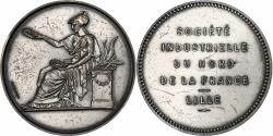 World Coins - France, Token, Société Industrielle du Nord de la France, Lille, Silvered