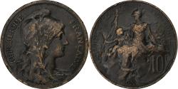 World Coins - France, 10 Centimes, Dupuis, 1916, Paris, Bronze, , Gadoury:277, KM:843
