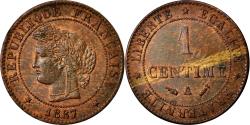 World Coins - Coin, France, Cérès, Centime, 1887, Paris, , Bronze, Gadoury:88