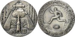 World Coins - Poland, Medal, WOSF, Sport Militaire, Char, , Silvered bronze
