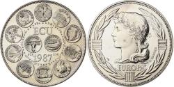 World Coins - France, Medal, Ecu Europa, 1987, MDP, Copper-nickel, Rodier,